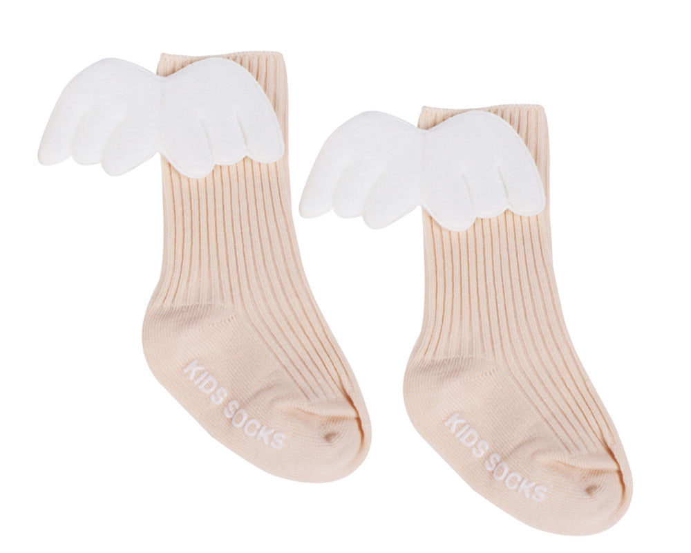 Baby Angel-Wing Cotton Socks