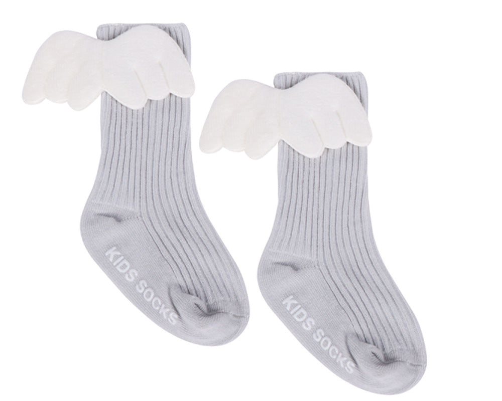 Baby Angel-Wing Cotton Socks