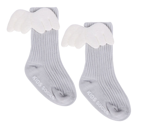 Baby Angel-Wing Cotton Socks