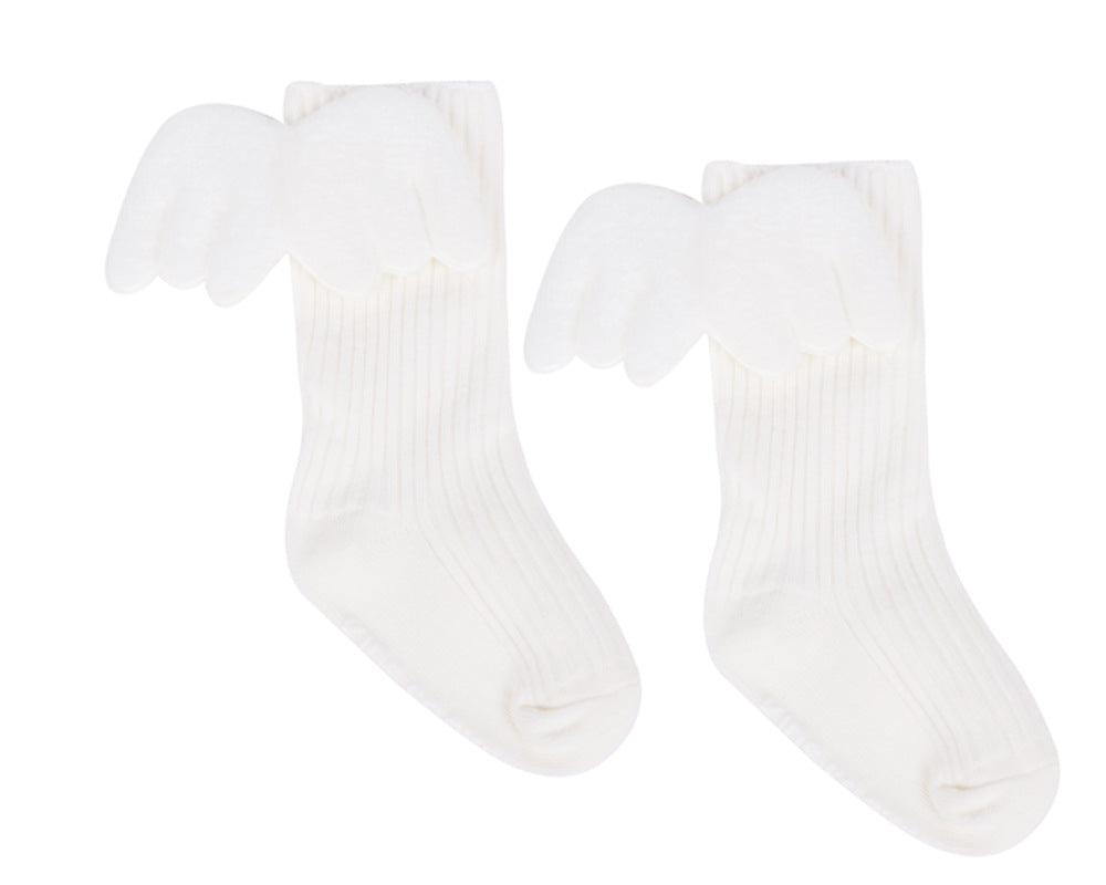 Baby Angel-Wing Cotton Socks