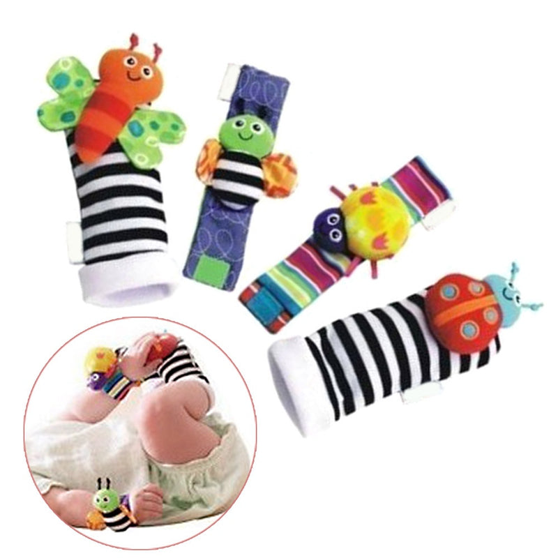 Newborn Wrist & Sock Rattle Set