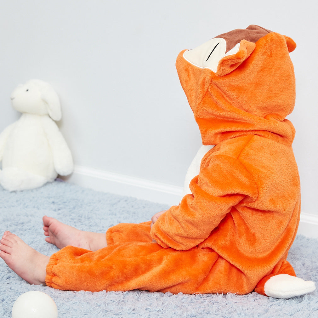 Baby Flannel Zip Onesie