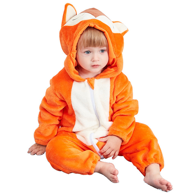 Baby Flannel Zip Onesie