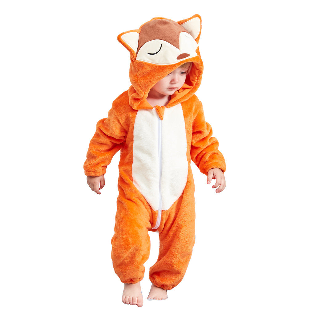 Baby Flannel Zip Onesie