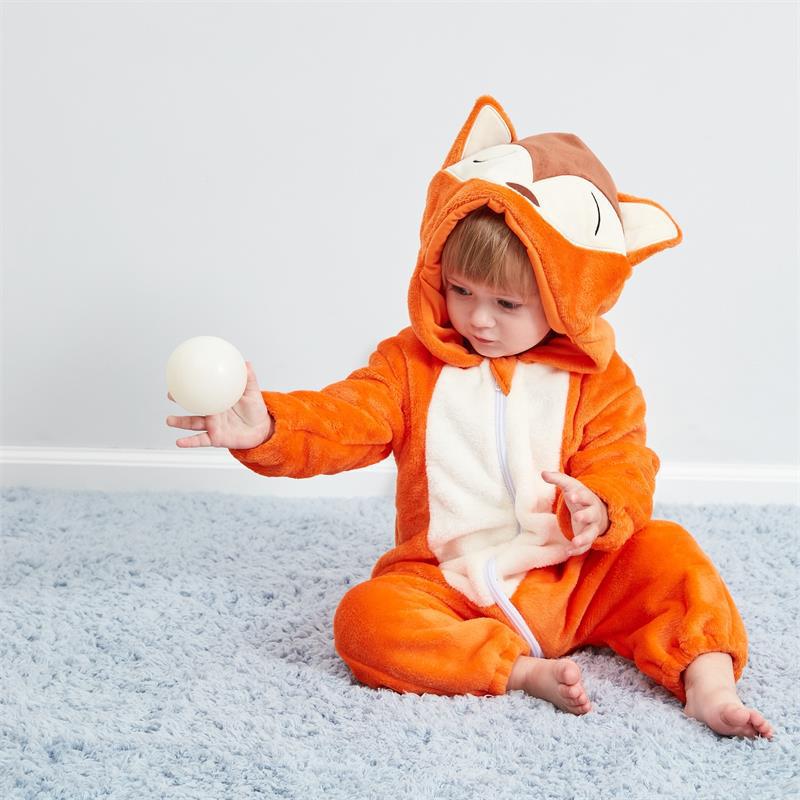 Baby Flannel Zip Onesie