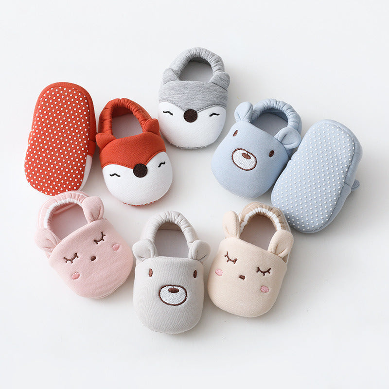 Baby Combed-Cotton Sock Shoes
