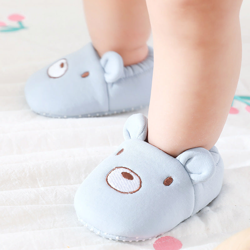 Baby Combed-Cotton Sock Shoes