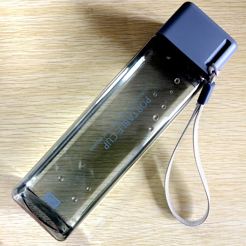 Square Leak-Proof Travel Water Bottle