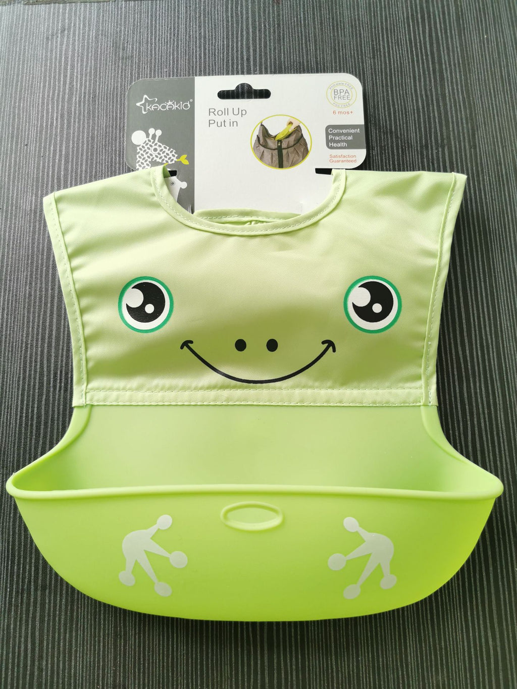 Easy-Wipe Silicone Baby Bib