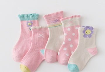 Kids' Combed-Cotton Tube Socks