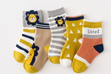 Kids' Combed-Cotton Tube Socks