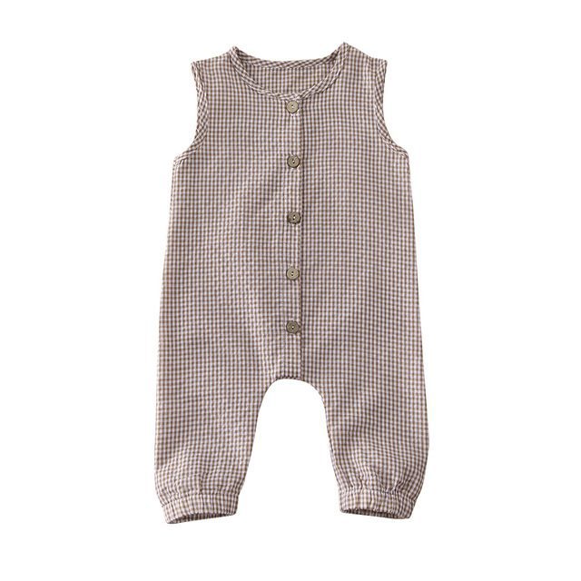 Baby Sleeveless Cotton Romper