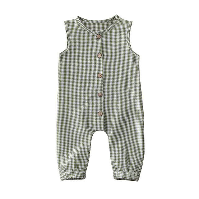 Baby Sleeveless Cotton Romper