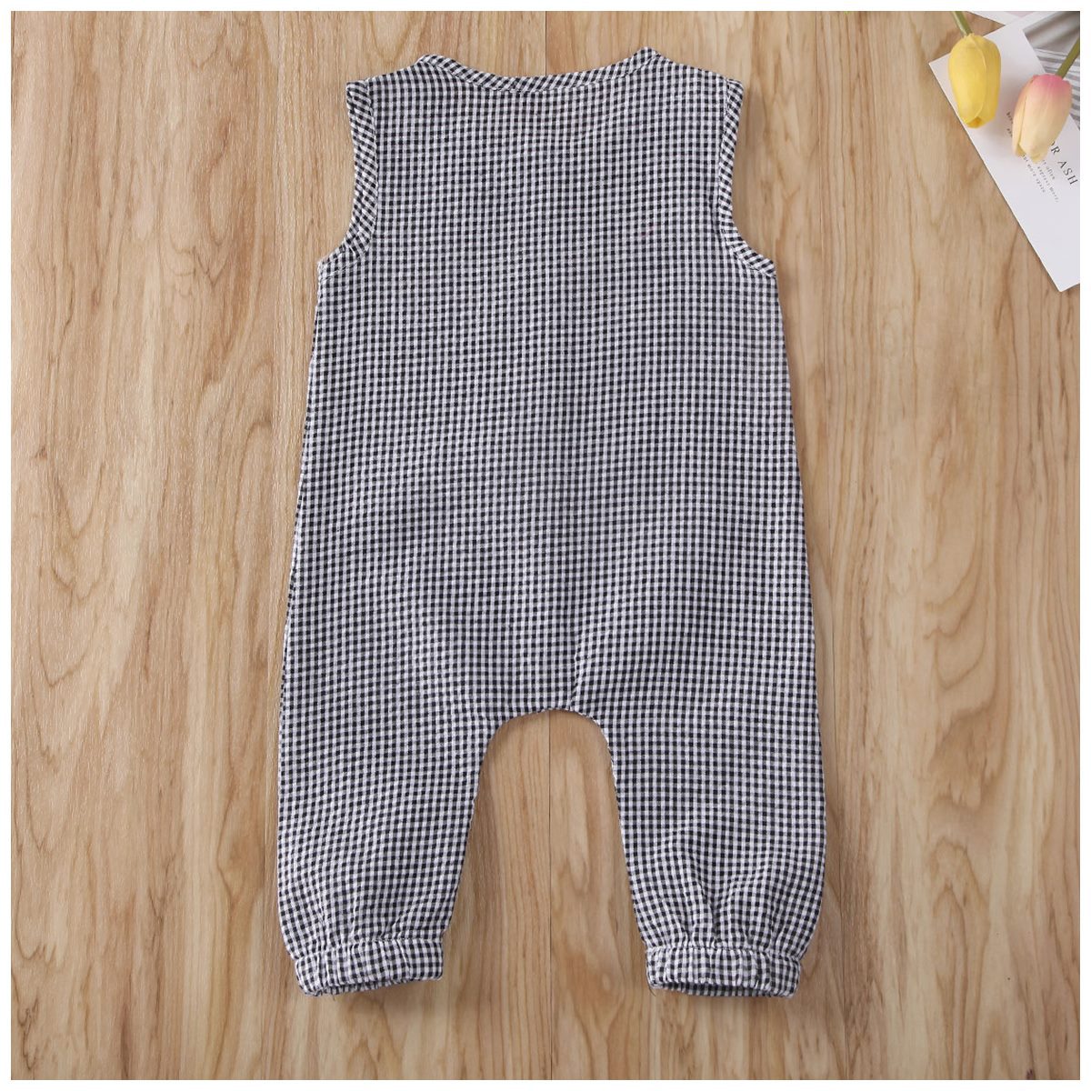 Baby Sleeveless Cotton Romper