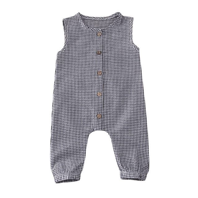 Baby Sleeveless Cotton Romper