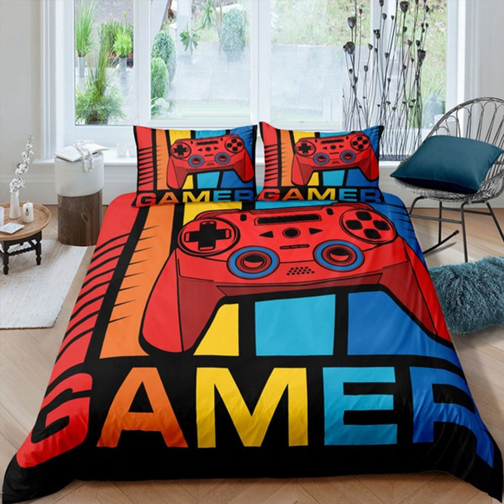 Gaming 3D-Print Duvet Cover