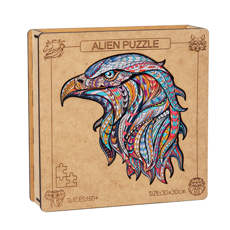 DIY Wooden Jigsaw Puzzle with Box