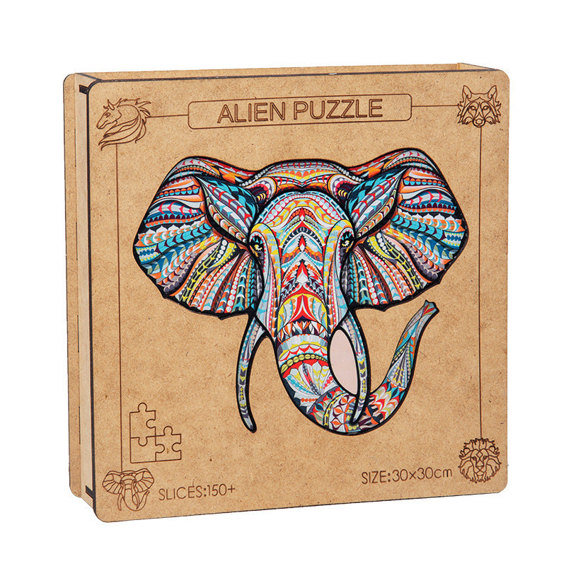 DIY Wooden Jigsaw Puzzle with Box
