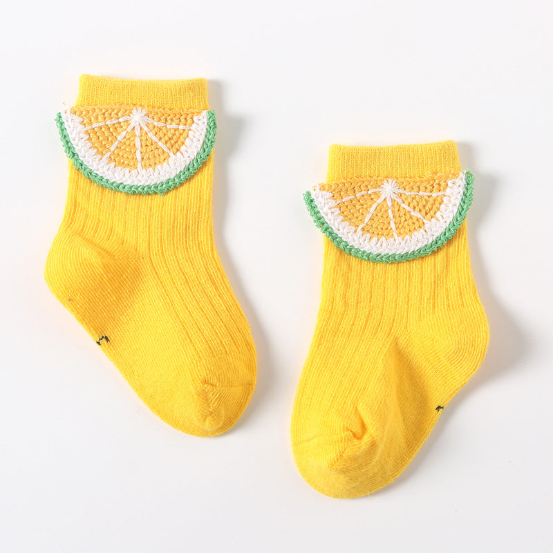 Kids' Cotton Mid-Tube Socks
