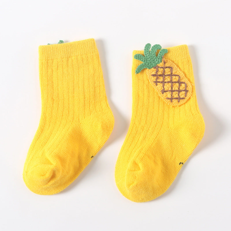 Kids' Cotton Mid-Tube Socks