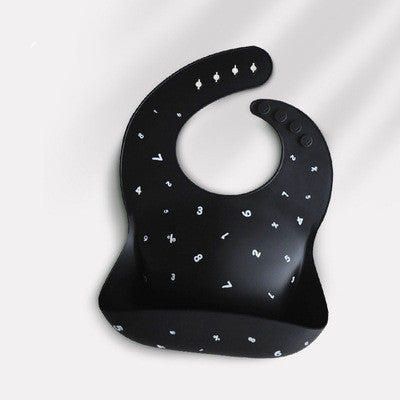 Waterproof Silicone Feeding Bib with Pocket