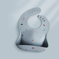 Waterproof Silicone Feeding Bib with Pocket