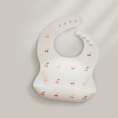 Waterproof Silicone Feeding Bib with Pocket
