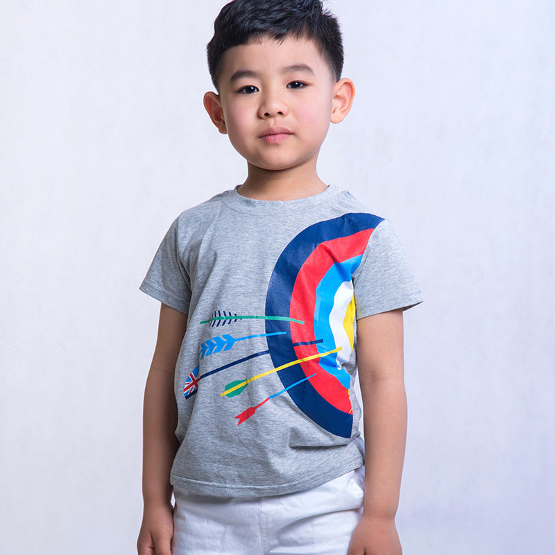 Boys' Cartoon Combed-Cotton Tee