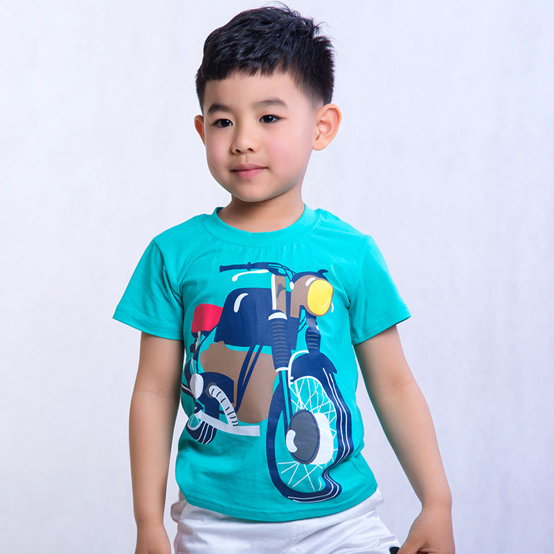 Boys' Cartoon Combed-Cotton Tee