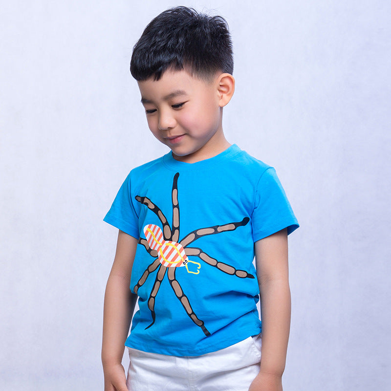 Boys' Cartoon Combed-Cotton Tee