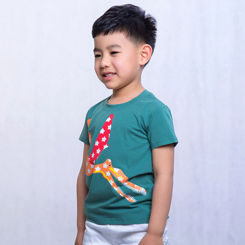 Boys' Cartoon Combed-Cotton Tee