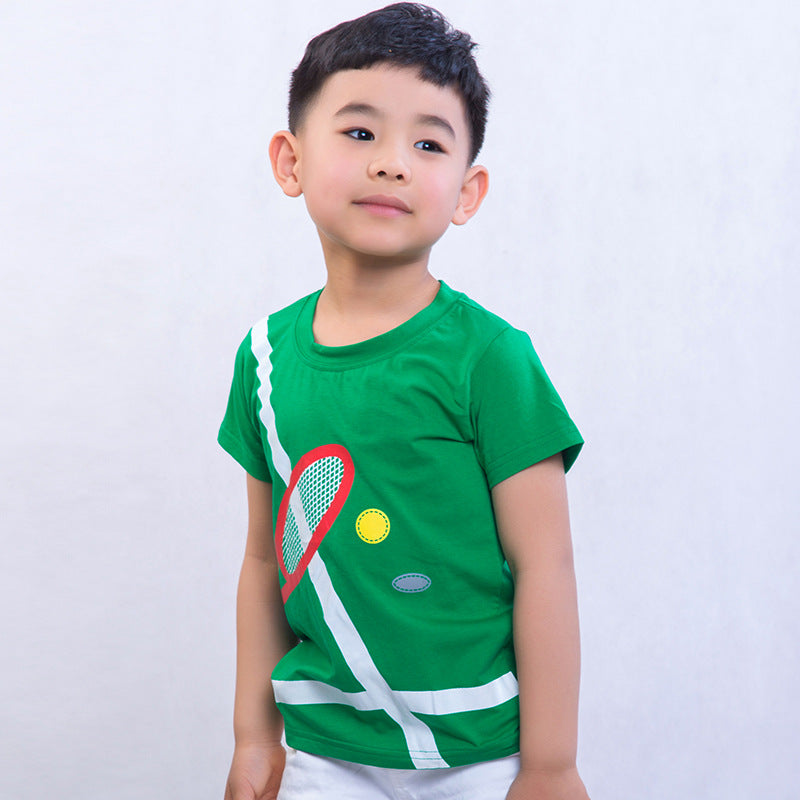 Boys' Cartoon Combed-Cotton Tee
