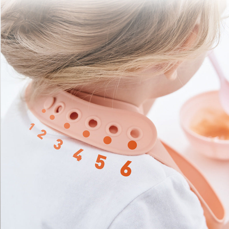 Food-Grade Silicone Bib with Pocket