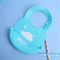 Waterproof Silicone Bib with Food Catcher