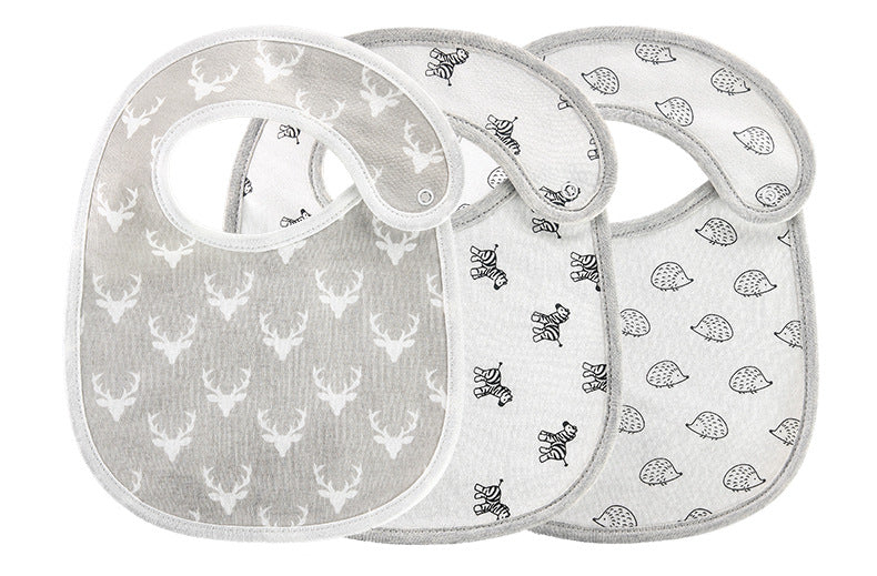 Waterproof Drool Bib Set (3-Pack)