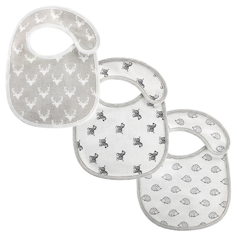 Waterproof Drool Bib Set (3-Pack)
