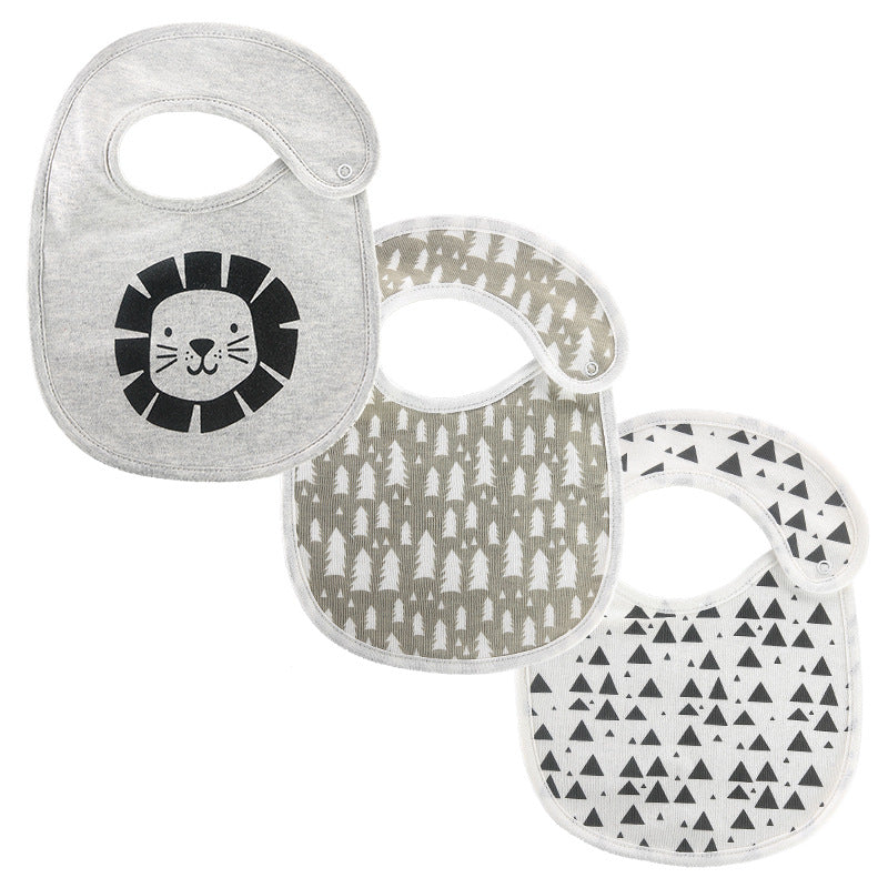 Waterproof Drool Bib Set (3-Pack)
