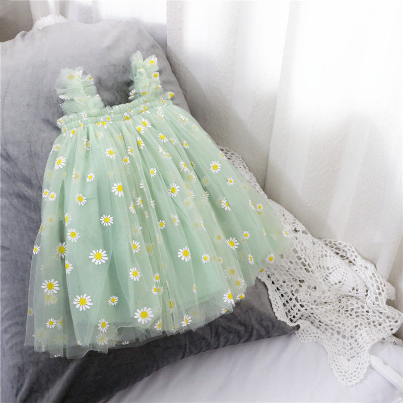 Girls' White Gauze Tutu Dress