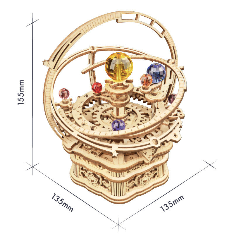 3D Wooden Starry Night Music Box Kit