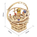 3D Wooden Starry Night Music Box Kit