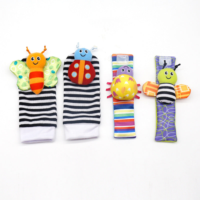 Baby Sock & Wristband Rattle Set
