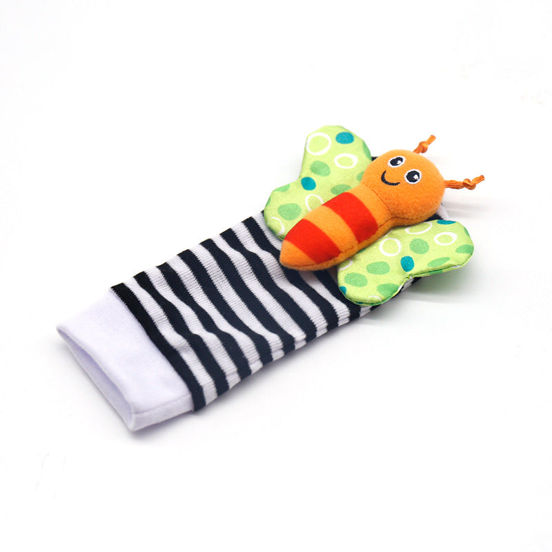 Baby Sock & Wristband Rattle Set