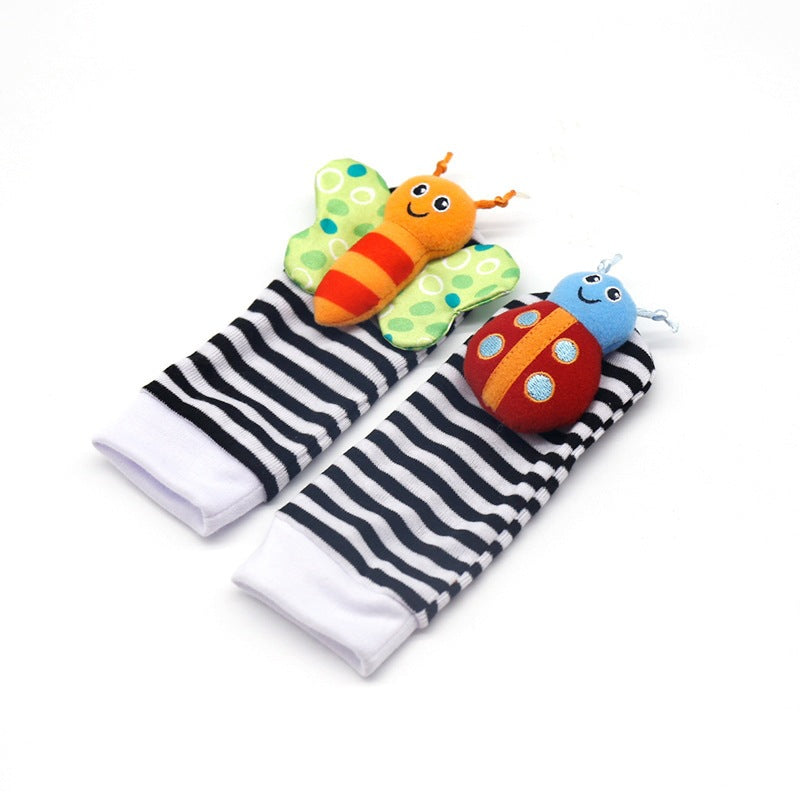 Baby Sock & Wristband Rattle Set