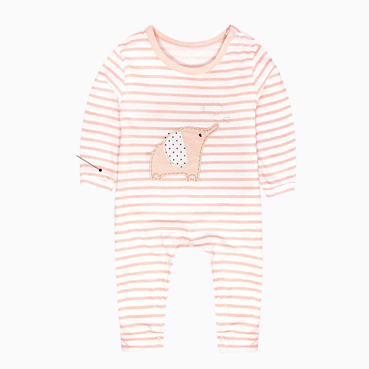 Newborn Long-Sleeve Cotton Romper