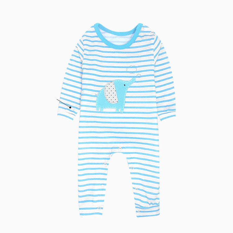 Newborn Long-Sleeve Cotton Romper