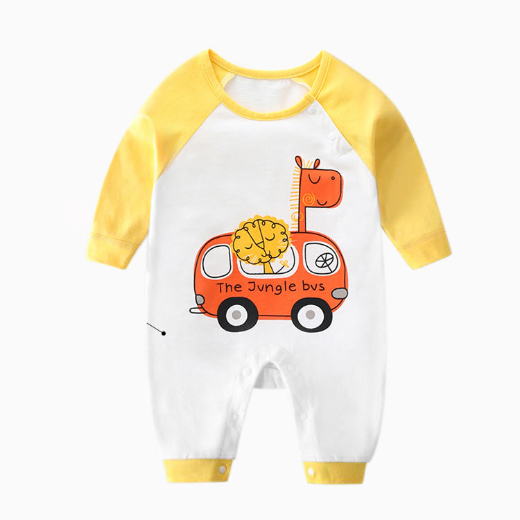 Newborn Long-Sleeve Cotton Romper