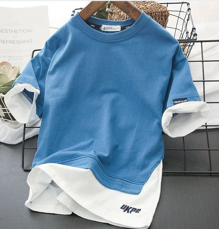 Baby Hooded Layered-Look Top