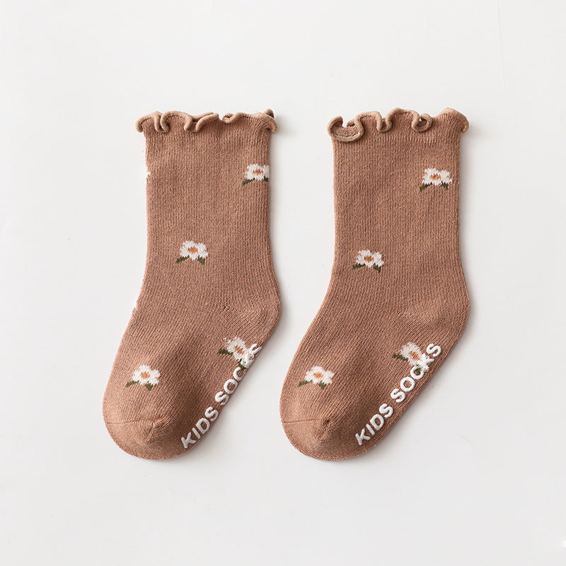 Baby Girl Non-Slip Floor Socks