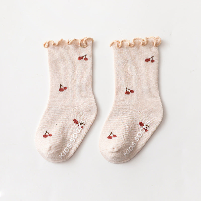Baby Girl Non-Slip Floor Socks