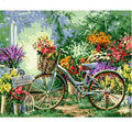 Bicycle Garden Paint-by-Numbers Kit